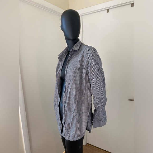 Men’s Slim Fit Checkered Formal Shirt - Picture 4 of 4